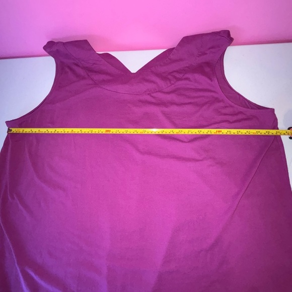 Roaman's Pink Sleeveless Top with Scoop Neck - Picture 9 of 10
